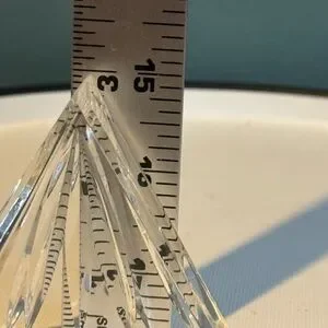 Triangle Paperweight Waterford | Accents | Vintage Waterford Crystal Triangle Pyramid ...